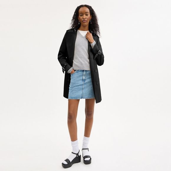 NWT Coach Outlet Solid Mid Trench - Picture 2 of 5